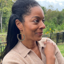 Load image into Gallery viewer, Gilded Hoop earrings