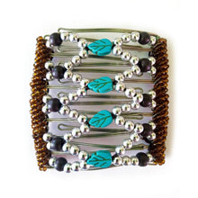 Load image into Gallery viewer, Turquoise Leaf & Brown - Kudu Klip