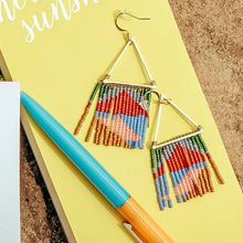 Load image into Gallery viewer, Beaded Fringe Earrings - Taylor