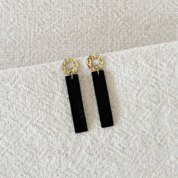 Neza Earrings - Black