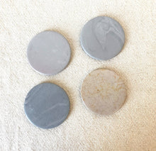 Load image into Gallery viewer, Soapstone Coaster Set: Storm
