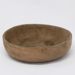 Hand Carved 9.5″ Zanaibo Bowl - Medium Brown