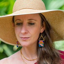 Load image into Gallery viewer, Beaded Fringe Earrings - Spring