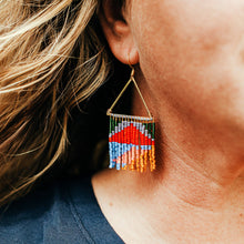 Load image into Gallery viewer, Beaded Fringe Earrings - Taylor