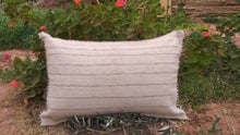 Load image into Gallery viewer, Handmade Flat Weave Lumbar Pillowcase