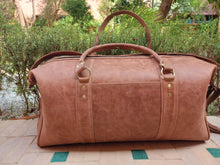 Load image into Gallery viewer, Leather Duffle Bag