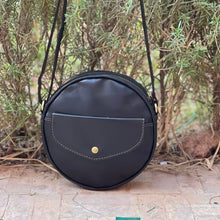 Load image into Gallery viewer, Round Leather Handbag