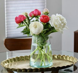 Le Verre Beldi Moroccan Tapered Vase - Transparent