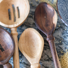 Load image into Gallery viewer, Hand Carved Wooden Small Spatula - Acaia Wood