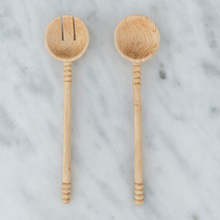 Load image into Gallery viewer, Hand Carved Wooden Serving Spoons

