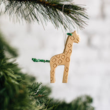 Load image into Gallery viewer, Hand Carved Animal Ornament