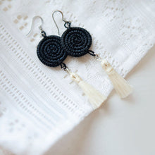 Load image into Gallery viewer, Inshunda Woven Tassel Earrings