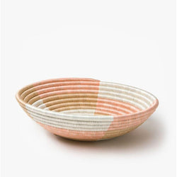 Staccato Woven Basket - Blush