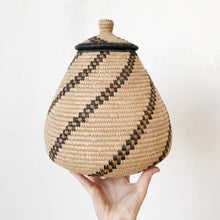 Load image into Gallery viewer, Zulu Lidded Basket 11-12&quot; (Assorted)
