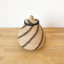 Load image into Gallery viewer, Zulu Lidded Basket 11-12&quot; (Assorted)
