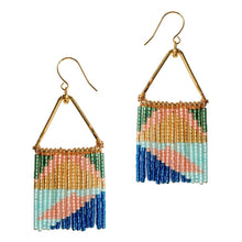 Load image into Gallery viewer, Beaded Fringe Earrings Fall
