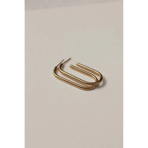 Pinda Earrings - Brass