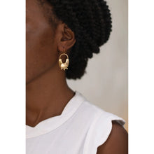 Load image into Gallery viewer, Bamasha Earrings - Brass
