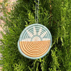 Zubita Ornament - Teal Sky