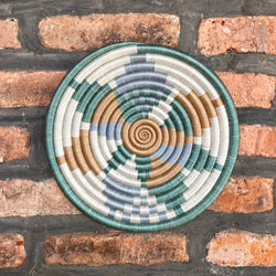 Hand Woven Trivets – Diversiform - Teal Green
