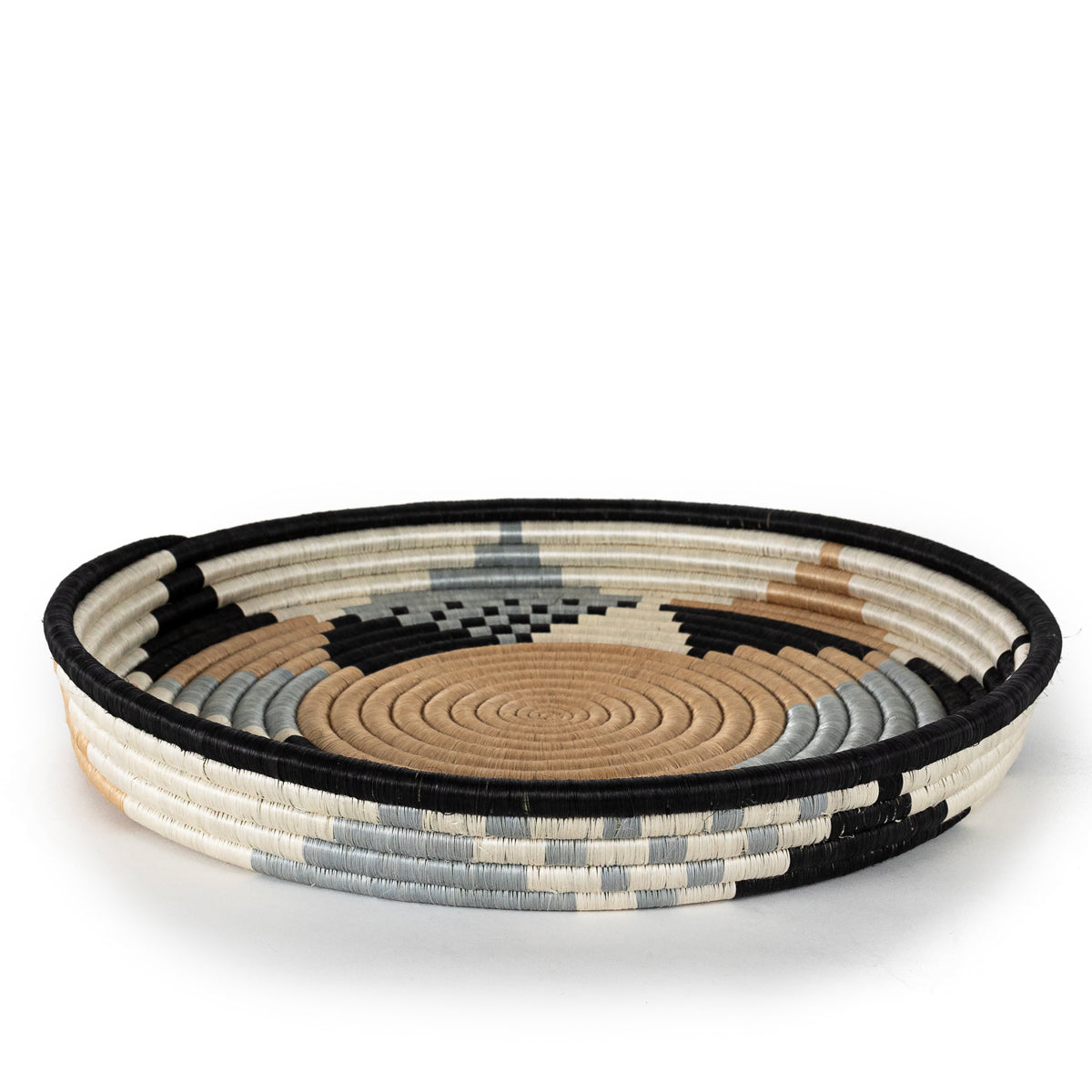 Boutique Diversiform Woven Gray Basket