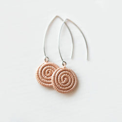 Ziga Woven Earrings - Blush