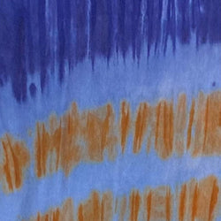 Tie Dye Scarf from Liberia - Violet & Orange